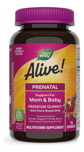 Complementa Nature's Way Alive! Prenatal Premium Gummy 75