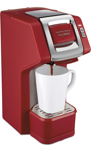 Cafetera Monodosis Hamilton Beach 49945 Flexbrew Rojo