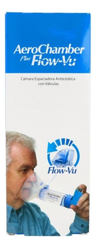 Aerochamber Plus Flow Vu Cámara Espaciadora P/adulto/ Grande