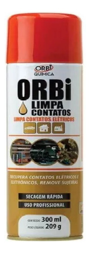 Orbi Limpia Contactos Electricos Y Electronicos 300 Ml Ft