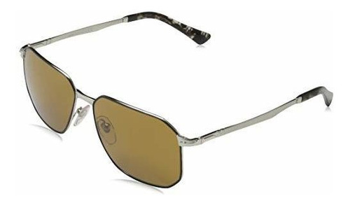 Gafas De Sol - Persol Sunglasses Black Frame, Brown Lenses, 