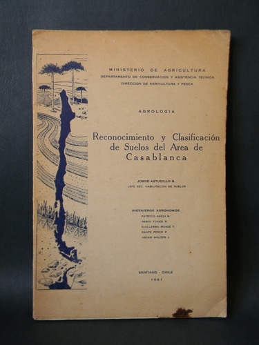 Reconocimiento Clasificación Suelos 1961 Casablanca Planos