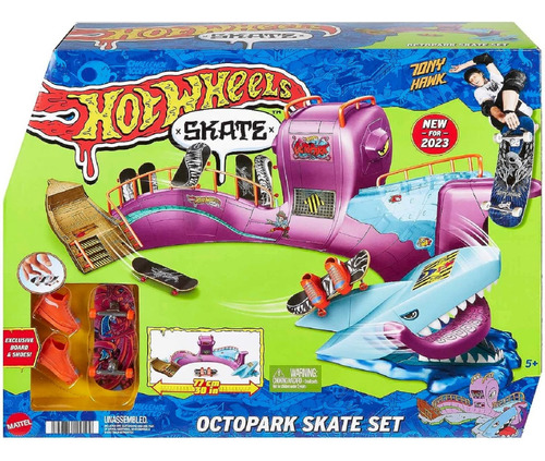 Hot Wheels Conjunto Skate Octopark Parque Skate Pulpo Hmk01