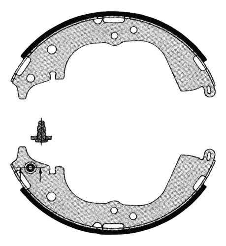 Patines Freno 4 4 (kit) Bremsi Toyota Hilux 1992-2000 4wd