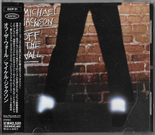 Michael Jackson Cd Off The Wall Cd Japones Obi Japan