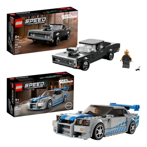 Lego 76912 F&f 1970 Dodge Charger 76917 Nissan Skyline Gt-r 