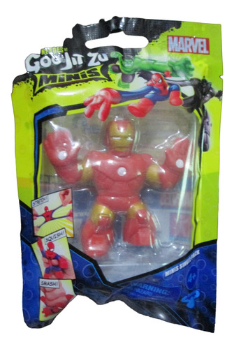 Figura Mini Goo Jit Zu Marvel Iron Man