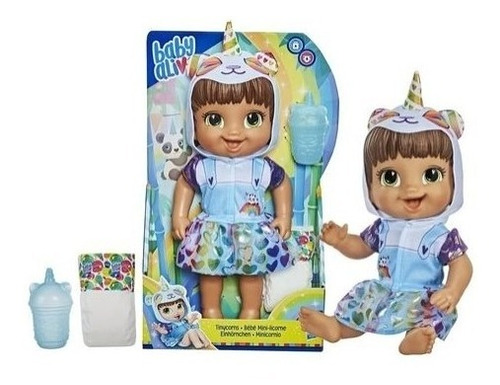 Boneca Baby Alive Panda Tinycor Morena Hasbro