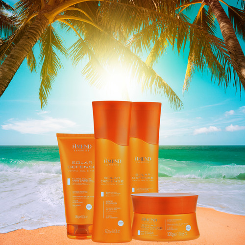 Kit Amend Shampoo E Condicionador Solar Defense Antidanos