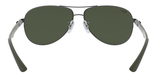 Lentes De Sol Carbon Fibre Verde Polarizados Ray-ban