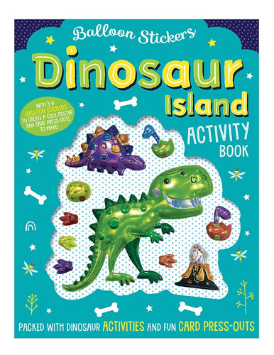 Libro De Actividades Balloon Stickers Dinosaur Island