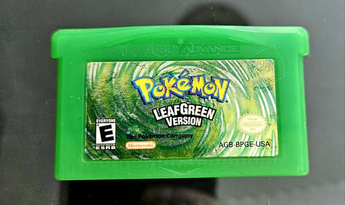 Pokemon Leaf Green Version Gba Original 