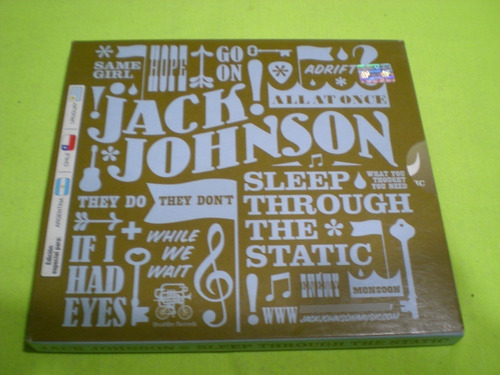 Jack Johnson / Sleep Through The Static Cd Doble (59)