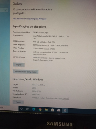 Imagem 3 de 5 de Cpu + Monitor 17 (pronto Pra Uso )