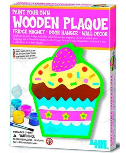 Paint Your Own Wooden Plaque Panqué 4m Manualidad