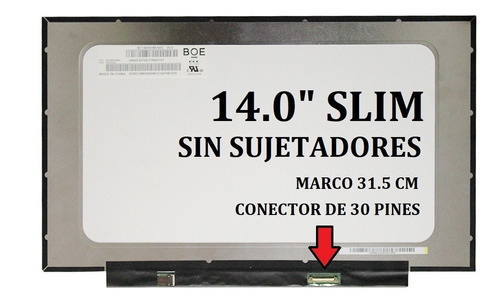 Pantalla Display Nt140whm N34 N41 N43 N44 N46 N49 N51 N61