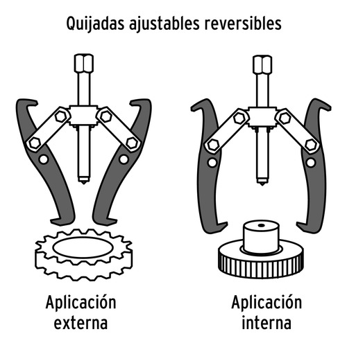 Extractor De Poleas 3 Quijadas 6 Truper 14560