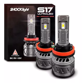 Lâmpada Shocklight Ultra Led S17 Nano 5000lm 6000k 12v 55w
