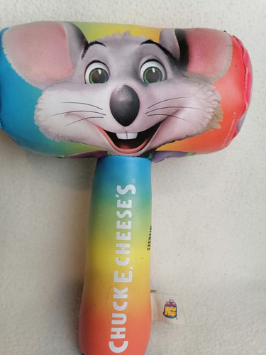 Peluche Original Martillo Chuck E Cheese Good Stuff 23cm. (Usado)