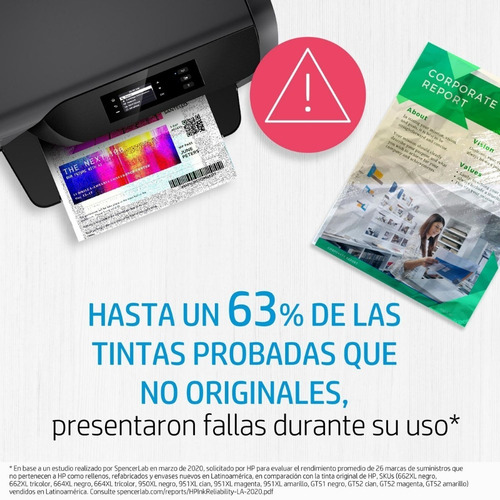 Imagen 6 de 10 de Cartucho Tinta Hp 667 Negro 1275 2374 2375 2376 2775 6475