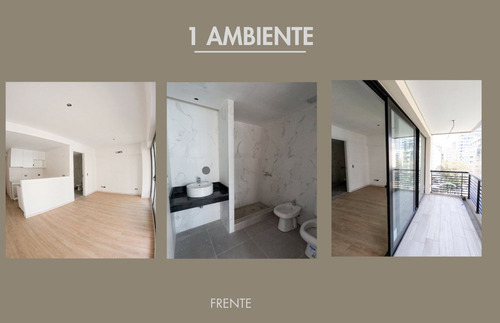 Venta Departamento 1 Ambiente A Estrenar Balcon