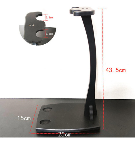Soporte Vertical Para, Estante Para Varita, Doble Agujero S