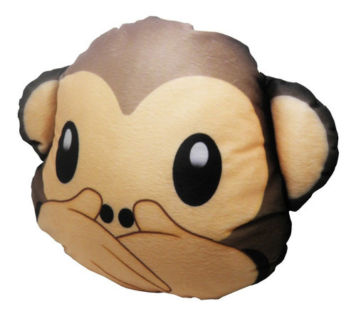 Almofada Emoji Macaco Whatsapp Decoraçao Quarto Nao Falo