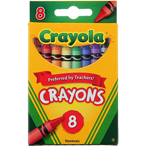 Crayola Large Crayons Tuck Box 8 Count 2 Packs