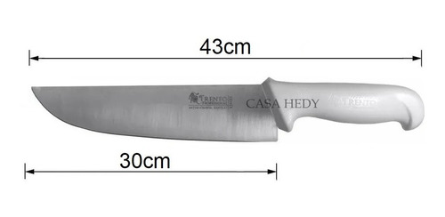 Cuchillo Trento Profesional Gourmet 30cm Cocina Cabo Blanco