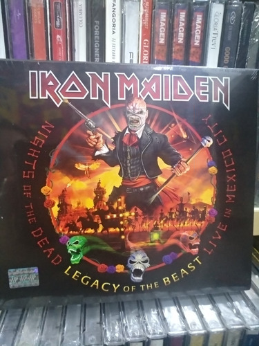 Iron Maiden Legacy Of The Beast Live Cd Doble Importado