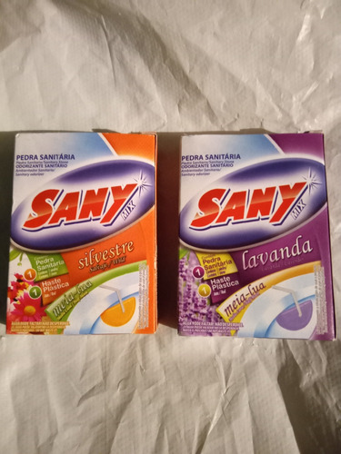 Pastillas Sanitarias Sany De 25grs Lavanda Y Silvestre 