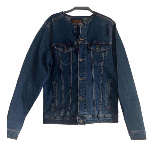 Chaqueta Jeans Sin Cuello Marquis M