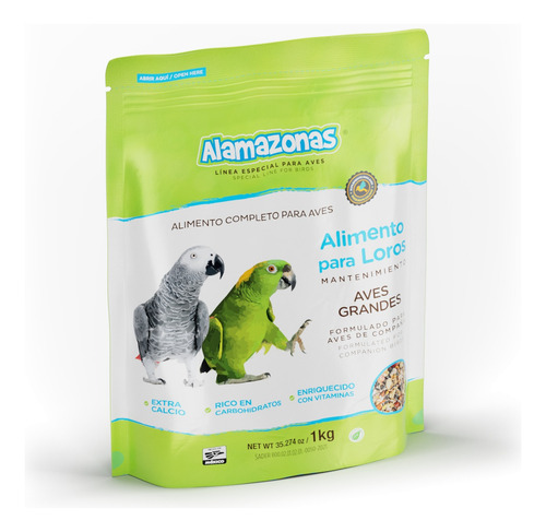 Alimento Completo Para Loros, Cacatúas & Guacamayas Con Grit