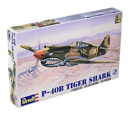 Revell 1:48 P - 40b Kit Modelo Plastico Tiburon Tigre