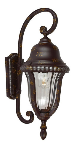 Arbotante Exterior Farol Rocca Bronce 26w E27 Tecnolite