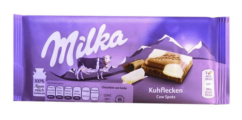 Imagen 3 de 7 de Chocolate Milka De 100 Gr 5 Piezas Sabores Surtidos