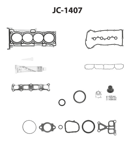 Juego Completo Jeep Patriot 2007-2016 2.4 Tf Victor