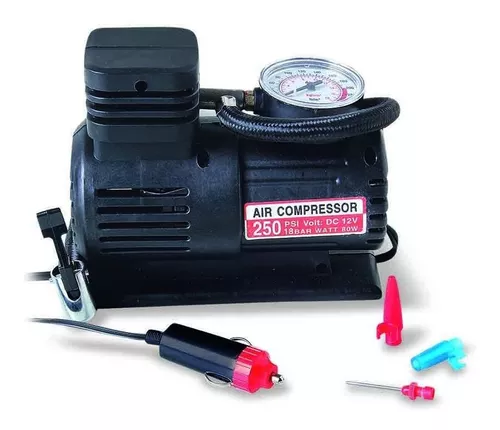 Mini Compresor de Aire para Coche 12v 80w