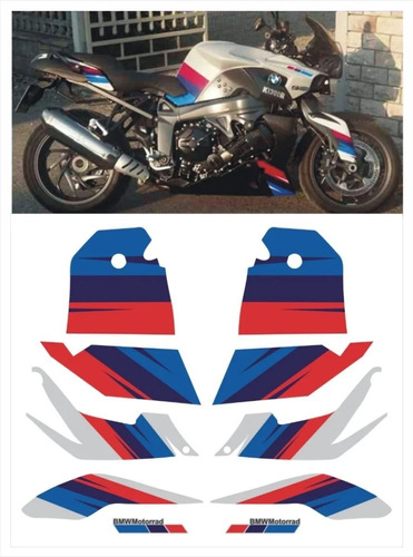 Kit Adesivos Emblema Compatível Com K1300r Motorrad K1300r