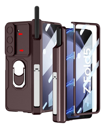 Dootoo - Funda Magnética Para Samsung Galaxy Z Fold 5, Prot