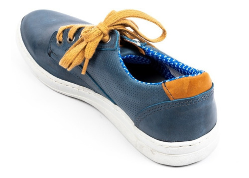 Imagen 3 de 5 de Zapatillas Urbanas Gonzalo Cuero Azul Zurich