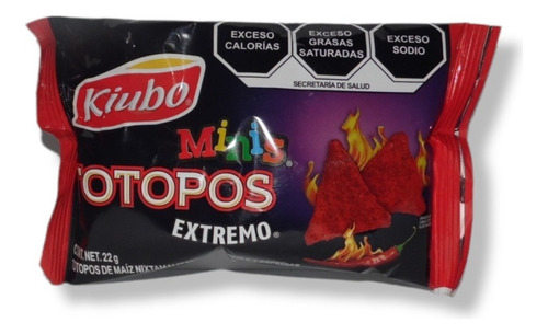 Minis Totopos Extremo Kiubo 22g