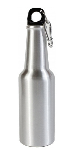 Cooler Botella Cerveza Sublimacion Blanco Plateado 400ml Sgi
