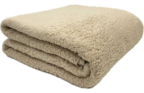 Frazada Corderito Sherpa Sh 2 1/2 Plazas Queen 240 X 220