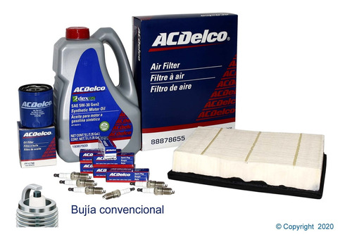 Kit Afinación 5w30 Sintético  Silverado V6 4.3l 2002 - 2007