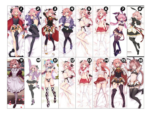 Dakimakura Fate 2 Lados Funda Sola 24x70