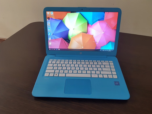 Notebook Hp Stream 14-ax032la Celeron Ram 4gb 32gb Bluetooth Color Celeste