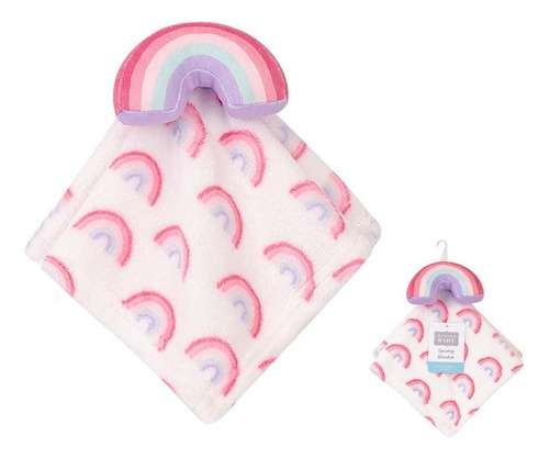 Manta Mantita De Apego De Bebe Estimulación Color Pasteles
