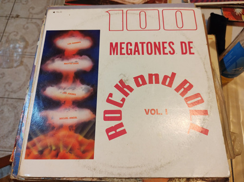 100 Megatones De Rock And Roll Vol1 Vinyl,lp,acetato Oferta1
