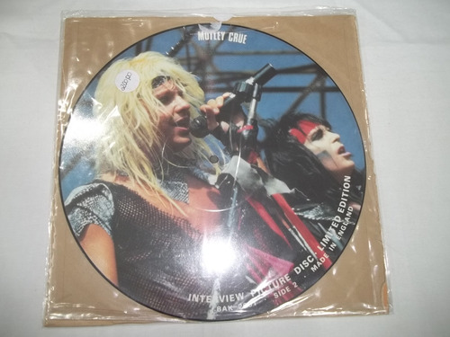 Vinil Lp - Motley Clue - Interview Picture Disc